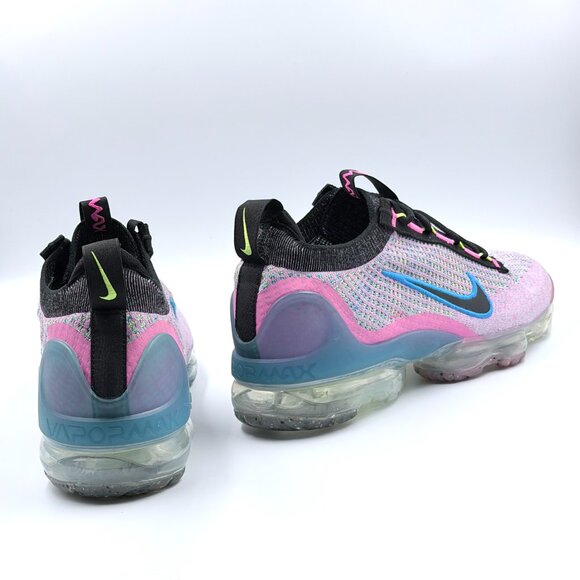 Nike Vapormax Flyknit 2021 Pink Blast Blue - Picture 8 of 12